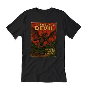 Jersey Devil Graphic T-Shirt - Black